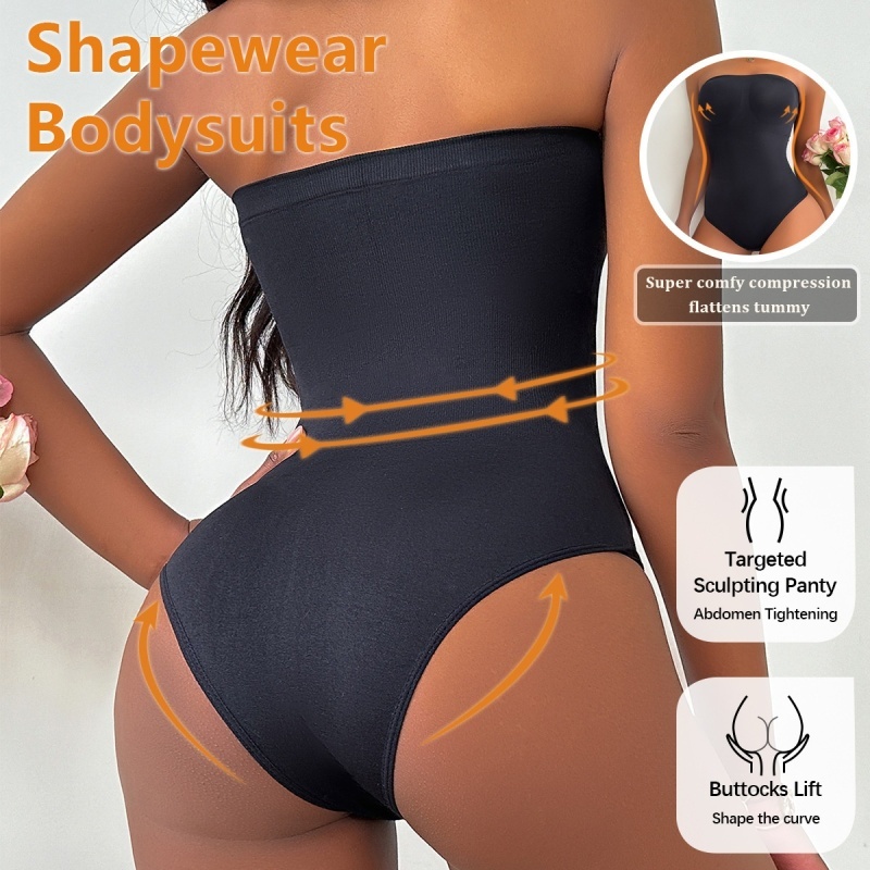 Seamless Strapless Shapewear B - Shapewear Bodysuit Firm review and price